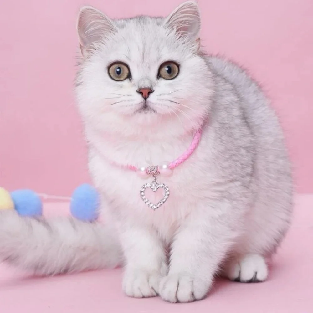 Heart Pendant Pet Necklace